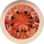 Rose Gold, Orange Sapphire Number - Image 2