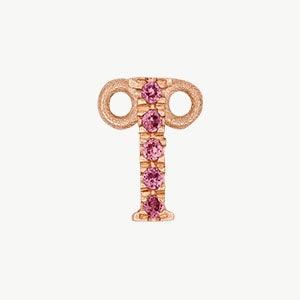 Rose Gold, Pink Sapphire Letter - Image 37