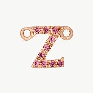 Rose Gold, Pink Sapphire Letter - Image 54