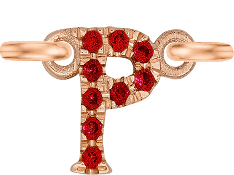 Rose Gold, Ruby Letter - Image 18
