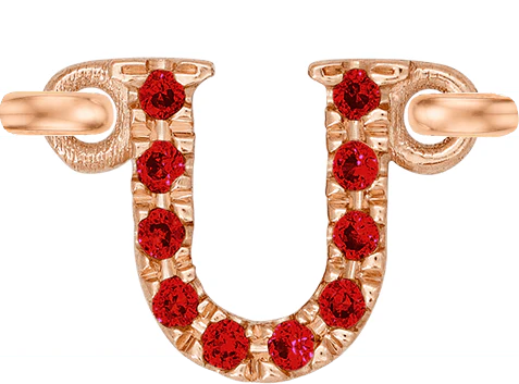 Rose Gold, Ruby Letter - Image 23