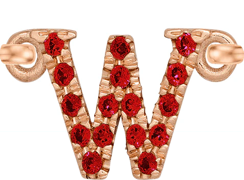 Rose Gold, Ruby Letter - Image 25