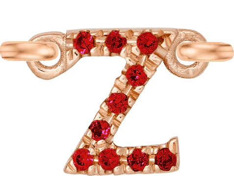 Rose Gold, Ruby Letter - Image 28