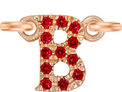 Rose Gold, Ruby Letter - Image 4