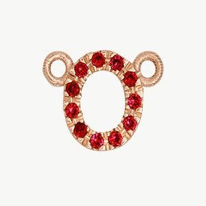 Rose Gold, Ruby Letter - Image 43