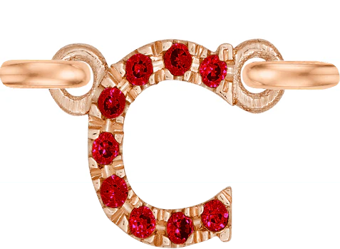 Rose Gold, Ruby Letter - Image 5