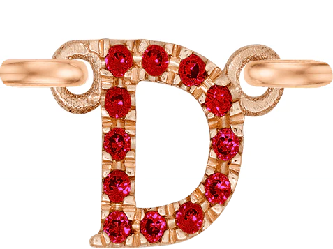 Rose Gold, Ruby Letter - Image 6