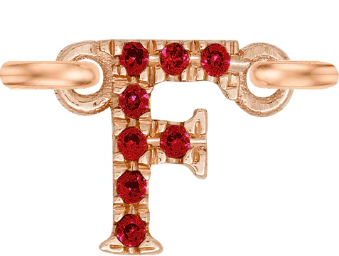 Rose Gold, Ruby Letter - Image 8