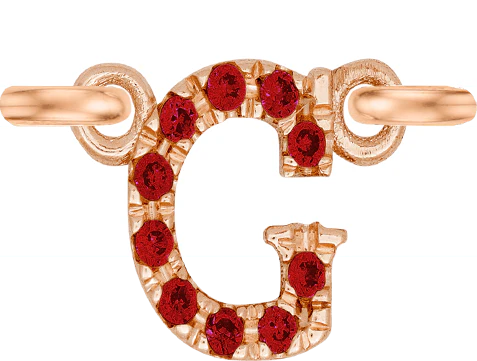 Rose Gold, Ruby Letter - Image 9