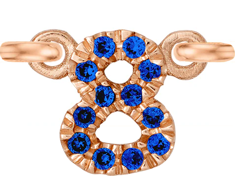 Rose Gold, Blue Sapphire Number - Image 11