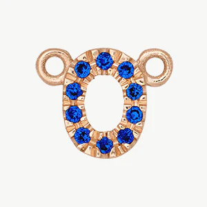 Rose Gold, Blue Sapphire Number - Image 12