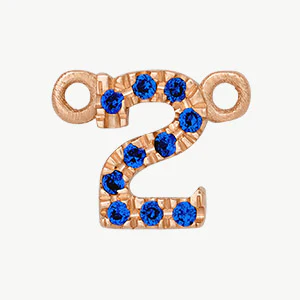 Rose Gold, Blue Sapphire Number - Image 15