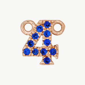 Rose Gold, Blue Sapphire Number - Image 17