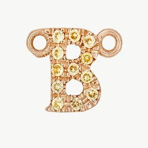 Rose Gold, Yellow Sapphire Letter - Image 30