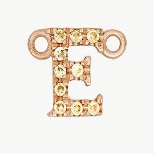 Rose Gold, Yellow Sapphire Letter - Image 33