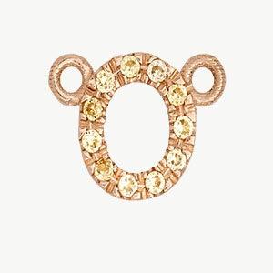 Rose Gold, Yellow Sapphire Letter - Image 43