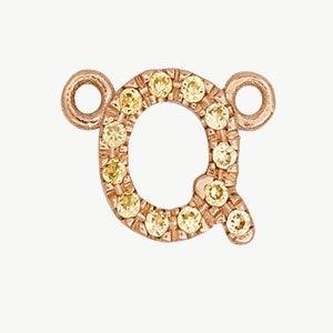 Rose Gold, Yellow Sapphire Letter - Image 45