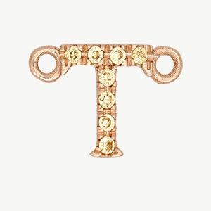 Rose Gold, Yellow Sapphire Letter - Image 48