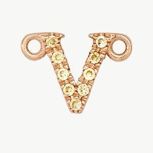 Rose Gold, Yellow Sapphire Letter - Image 50