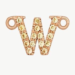 Rose Gold, Yellow Sapphire Letter - Image 51