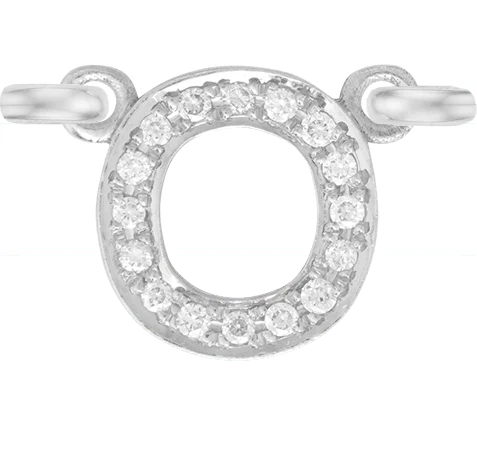 White Gold, White Diamond Letter - Image 17