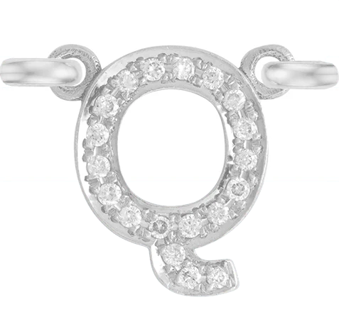 White Gold, White Diamond Letter - Image 19