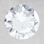 White Gold, White Diamond Letter - Image 2