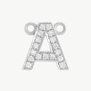 White Gold, White Diamond Letter - Image 30
