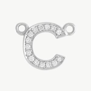 White Gold, White Diamond Letter - Image 32
