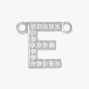 White Gold, White Diamond Letter - Image 34