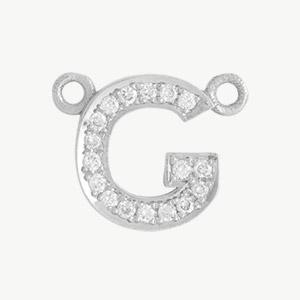 White Gold, White Diamond Letter - Image 36