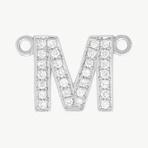 White Gold, White Diamond Letter - Image 42