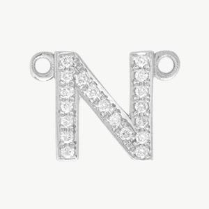 White Gold, White Diamond Letter - Image 43