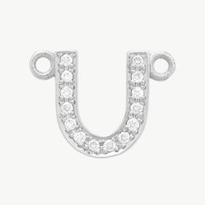 White Gold, White Diamond Letter - Image 50