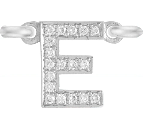 White Gold, White Diamond Letter - Image 7