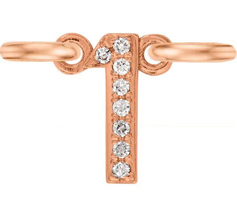 Rose Gold, White Diamond Number - Image 13