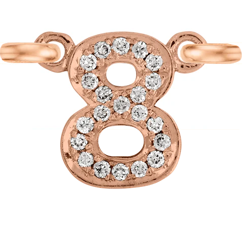 Rose Gold, White Diamond Number - Image 20