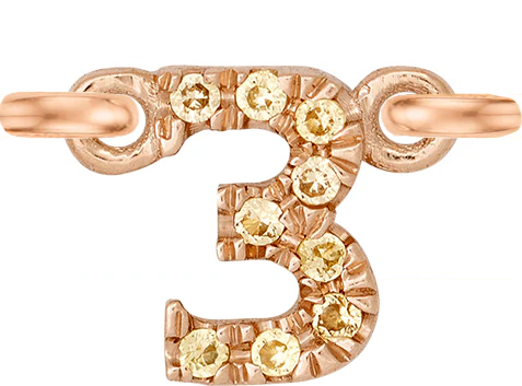 Rose Gold, Yellow Sapphire Number - Image 6