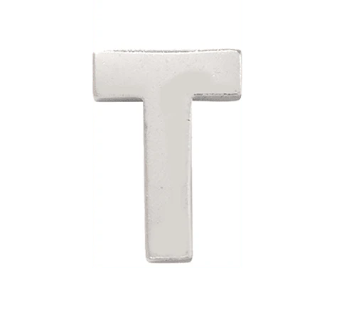 White Gold, Letter Bead - Image 22