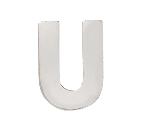 White Gold, Letter Bead - Image 23