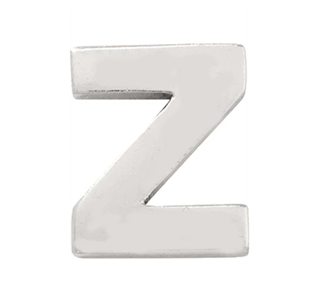 White Gold, Letter Bead - Image 28