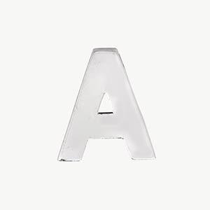 White Gold, Letter Bead - Image 29