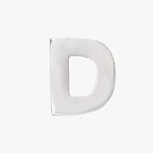 White Gold, Letter Bead - Image 32