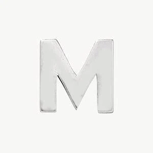 White Gold, Letter Bead - Image 41