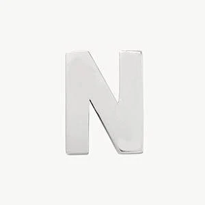 White Gold, Letter Bead - Image 42