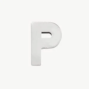 White Gold, Letter Bead - Image 44