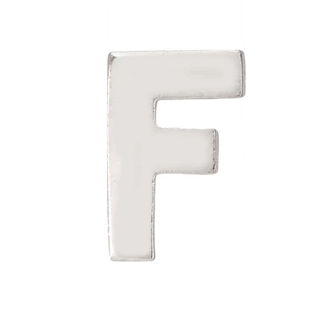 White Gold, Letter Bead - Image 8