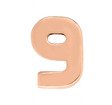 Rose Gold, Number Bead - Image 12