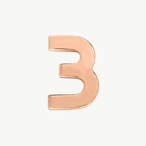 Rose Gold, Number Bead - Image 16
