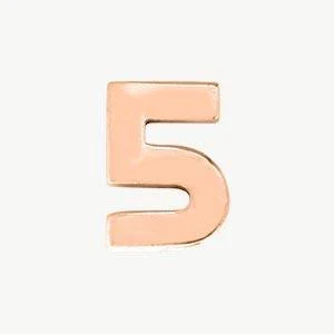 Rose Gold, Number Bead - Image 18